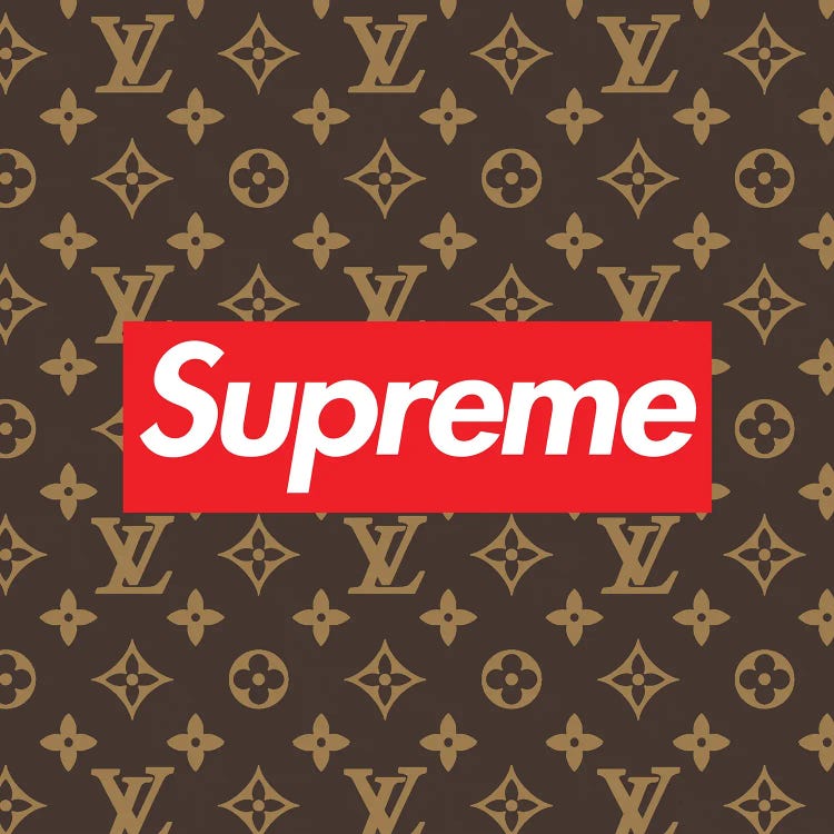 LV Supreme Brown by Art Mirano wall art