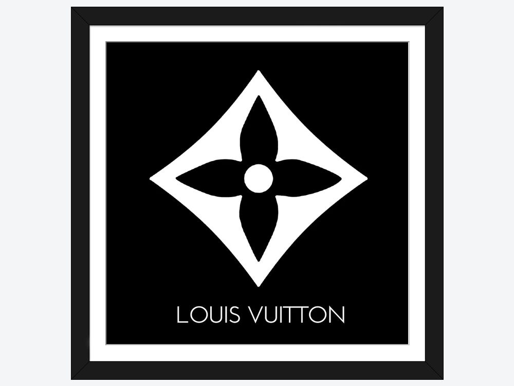 Louis Vuitton Background Brand Logo Pink And White Symbol Design