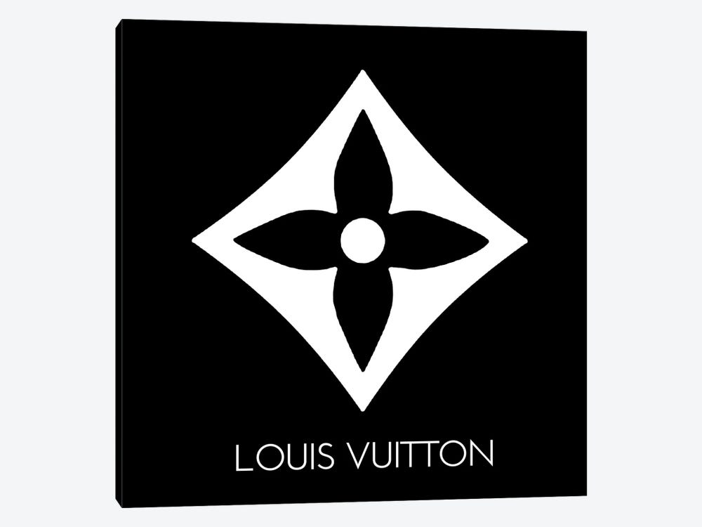 Louis Vuitton Symbol Light Black by Art Mirano 1-piece Canvas Wall Art