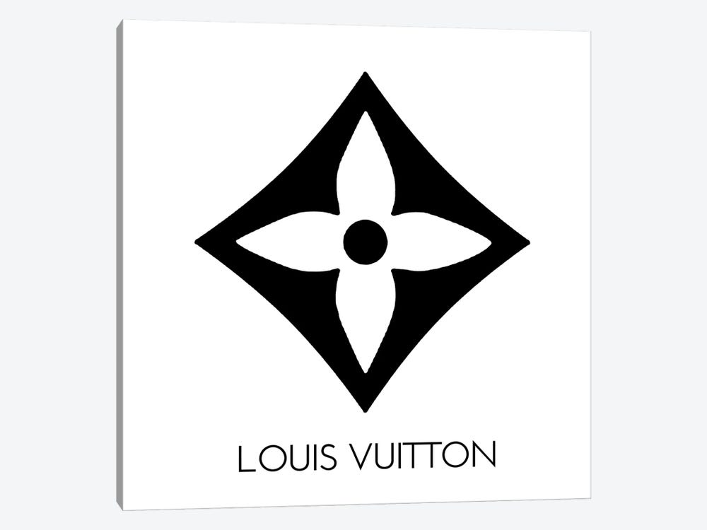 Louis Vuitton Symbol Light White by Art Mirano 1-piece Canvas Wall Art
