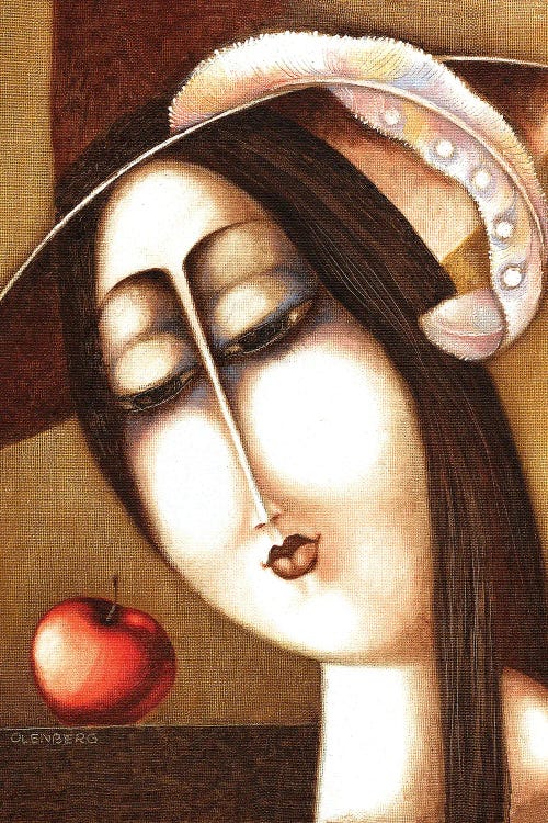 Woman And Apple