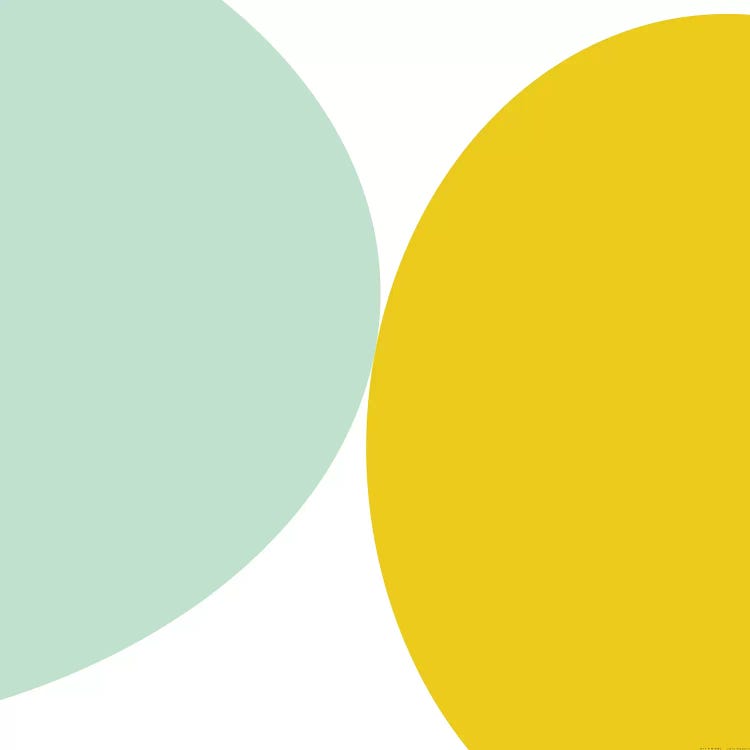 Blue And Yellow by Art Mirano wall art