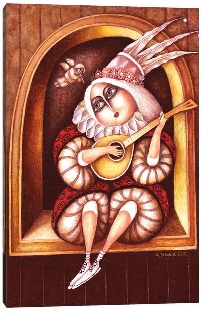 Aureli Canvas Art Print - Musician Art
