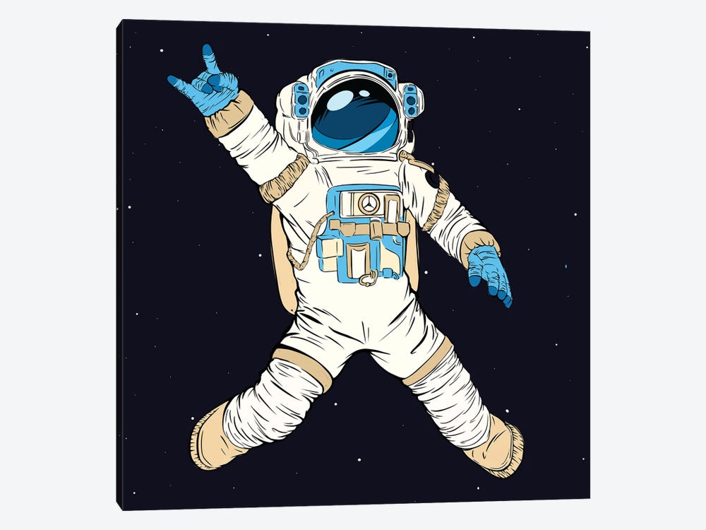 Astronaut in space by Art Mirano 1-piece Art Print