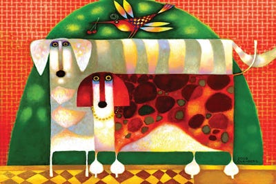 Dogs by Art Mirano framed wall art