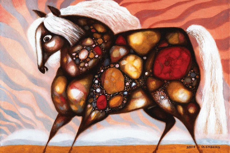 Horse Julie by Art Mirano wall art