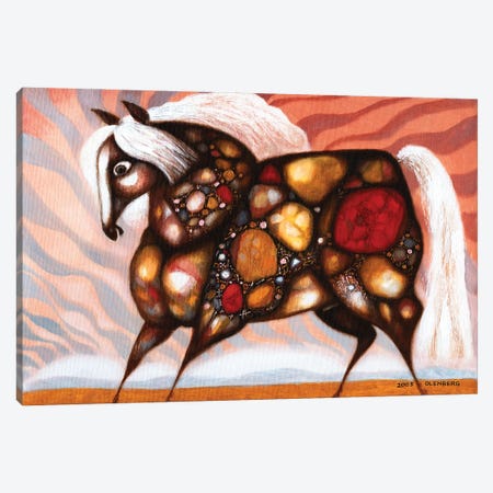 Horse Julie Canvas Print #ARM493} by Art Mirano Canvas Wall Art