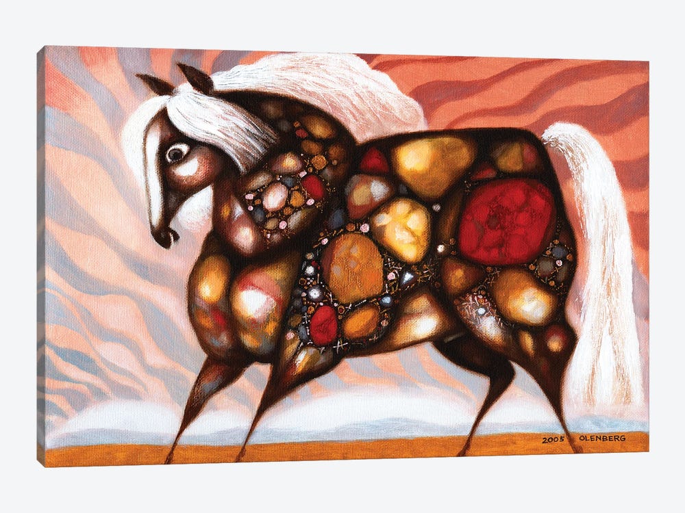 Horse Julie by Art Mirano 1-piece Canvas Art Print