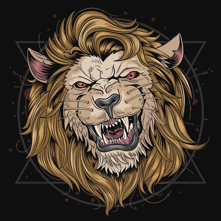 Lion Leo by Art Mirano wall art