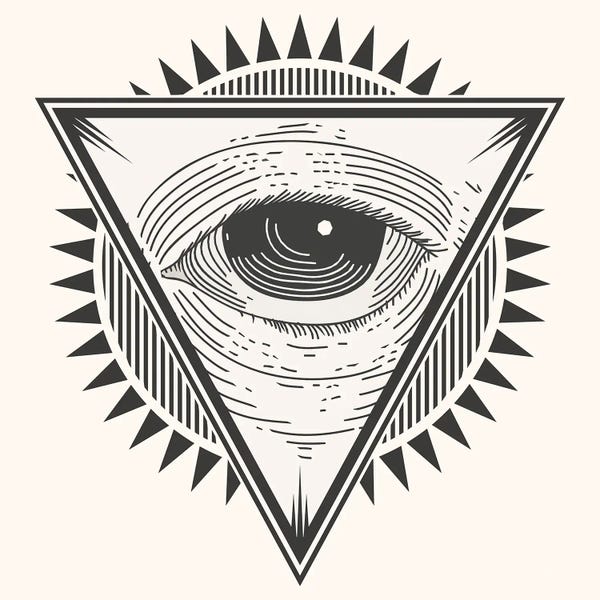 Art Mirano: Eye In A Triangle by Art Mirano