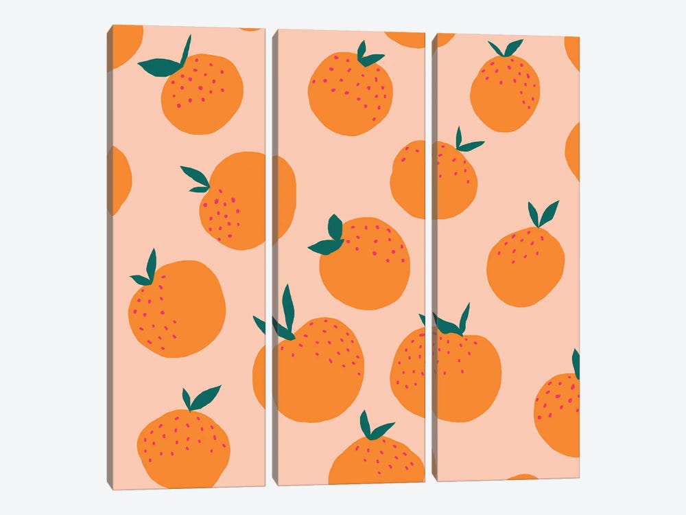 Orange by Art Mirano 3-piece Canvas Art Print