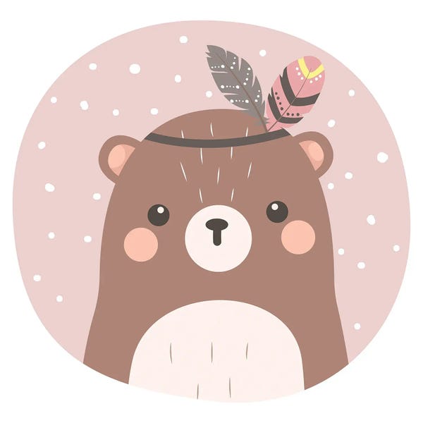 Feathers: Baby Bear Illustration by Art Mirano