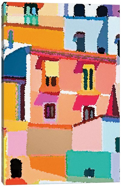 La Terassa Canvas Art Print - Life in Technicolor