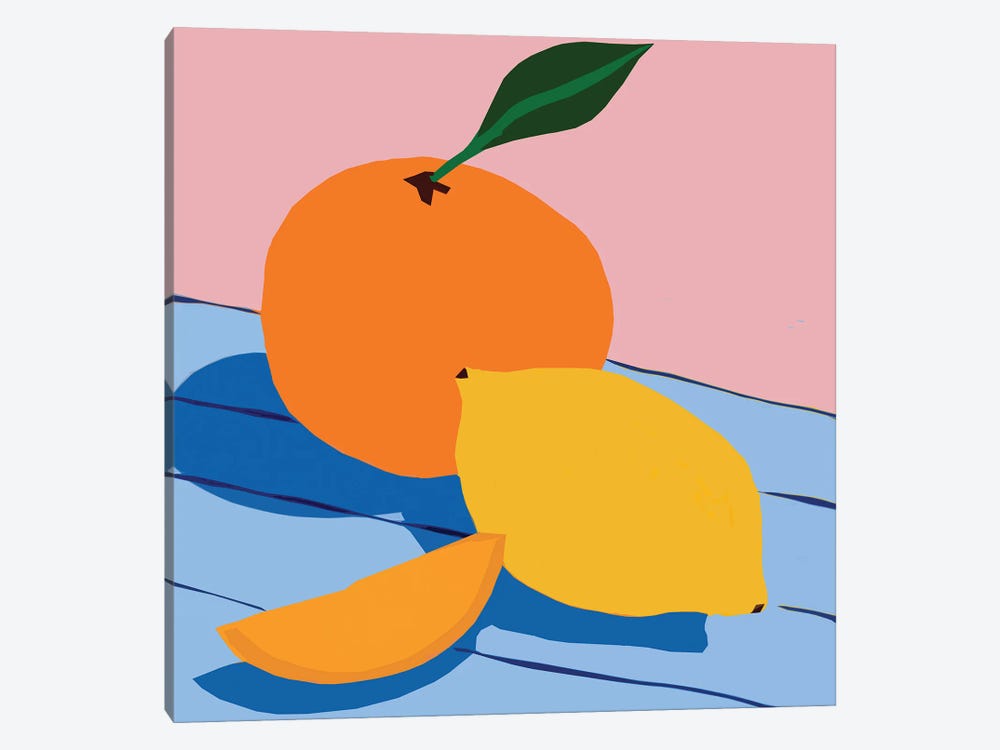 Summer Fruits Illustration by Art Mirano 1-piece Canvas Art