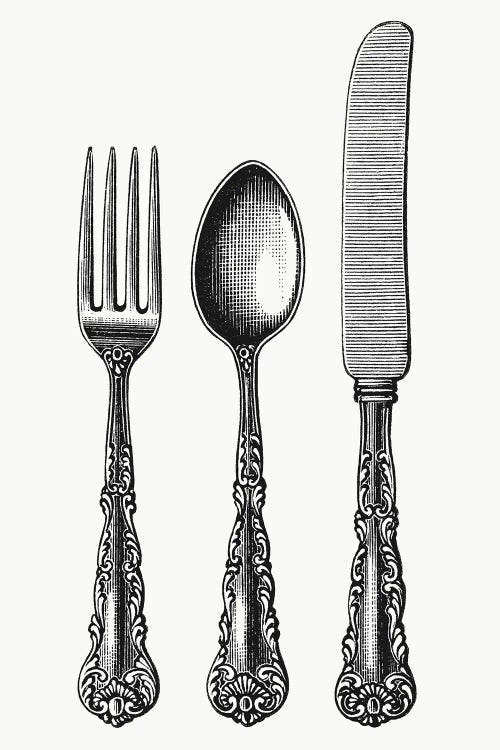 Cutlery by Art Mirano wall art