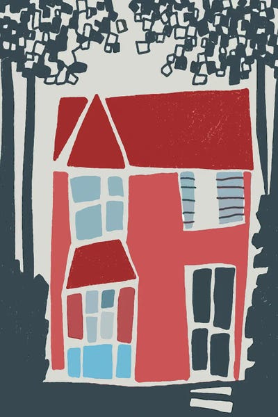 Art Mirano: House In The Woods Illustration by Art Mirano
