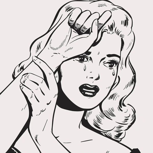 Art Mirano: The Blonde Is Crying by Art Mirano