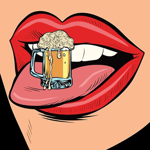 Art Mirano: Beer On The Mouth by Art Mirano