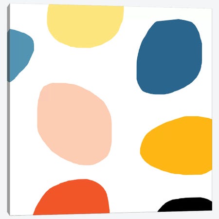 Colored Dots Canvas Print #ARM64} by Art Mirano Canvas Art Print