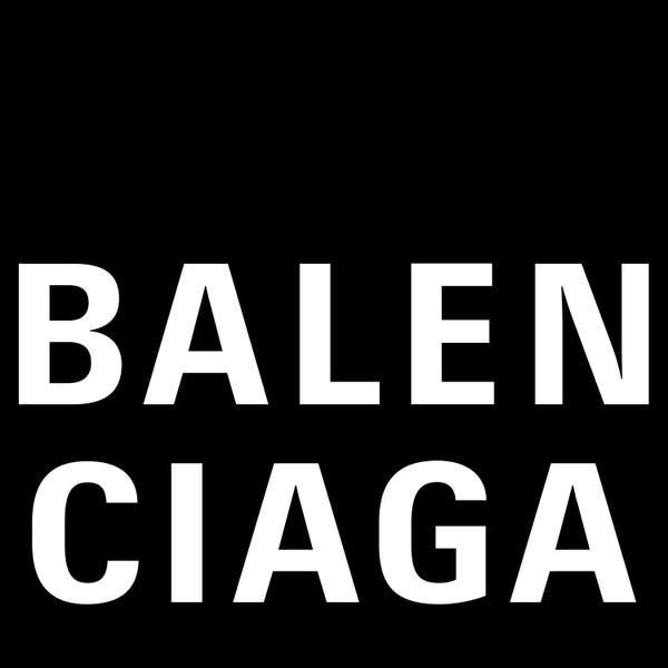 Black & White Digital Art: Bb Big Balenciaga Black by Art Mirano