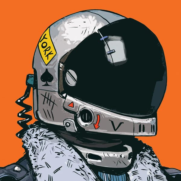 Pop Art: Astronaut New York by Art Mirano