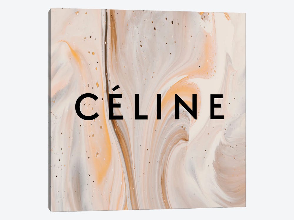 Celine Beidge Brown Abstract Art by Art Mirano 1-piece Canvas Art