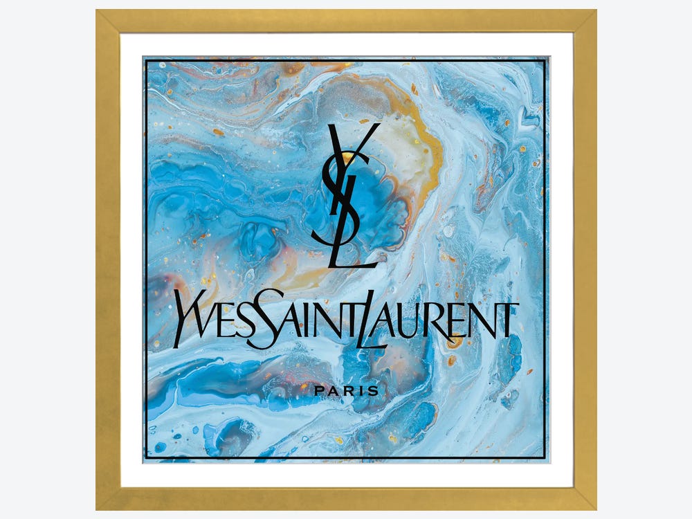 Framed Canvas Art - LV Brown by Art Mirano ( Fashion > Fashion Brands > Louis Vuitton art) - 26x26 in
