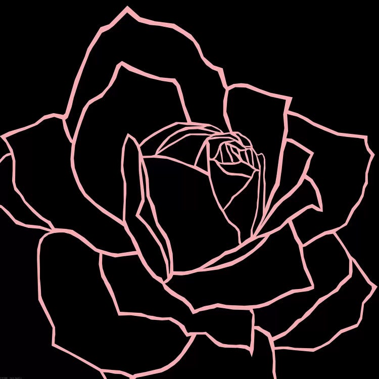 Danna Black Pink by Art Mirano wall art