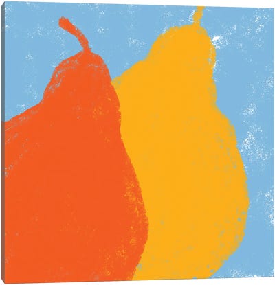 Pears Canvas Art Print - Pear Art