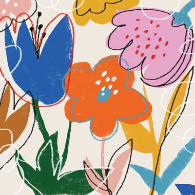 Absract Flower Mirano LXXXVIII by Art Mirano canvas print