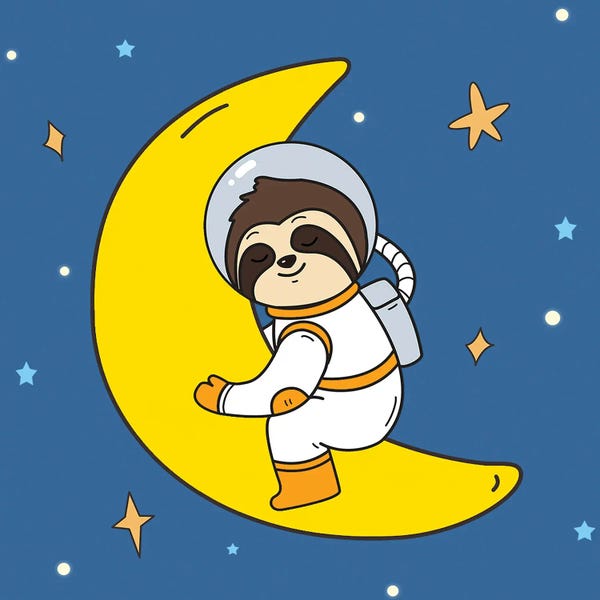 Art Mirano: Bradypus In Space III by Art Mirano