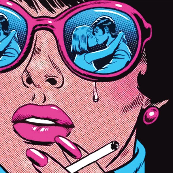 Smoking: Smoking Woman by Art Mirano