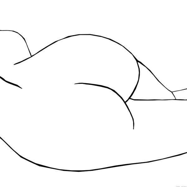 Black & White Minimalist Décor: Ellisa White by Art Mirano