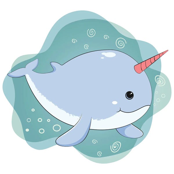 Narwhals: Unicorn Narwhal by Art Mirano