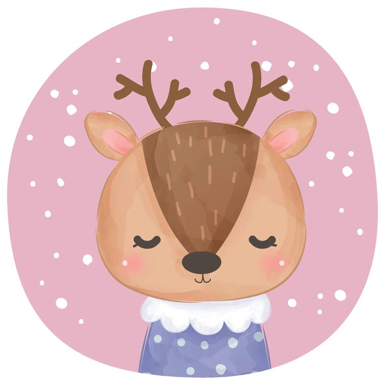 Reindeer For Kids Room IV by Art Mirano wall art