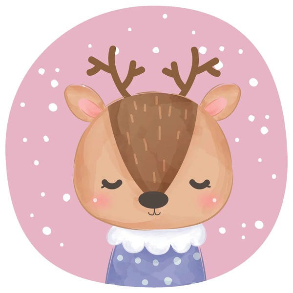 Reindeer: Reindeer For Kids Room IV by Art Mirano