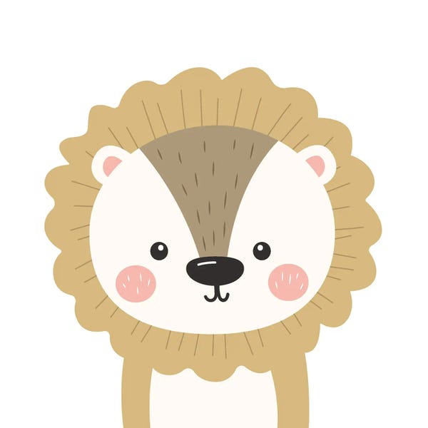 Cute Lion For Kids Room