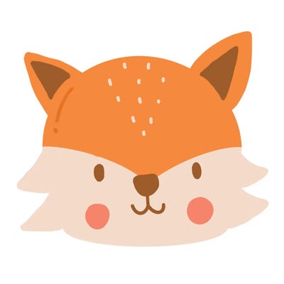 Forest Animals - Fox by Art Mirano canvas print