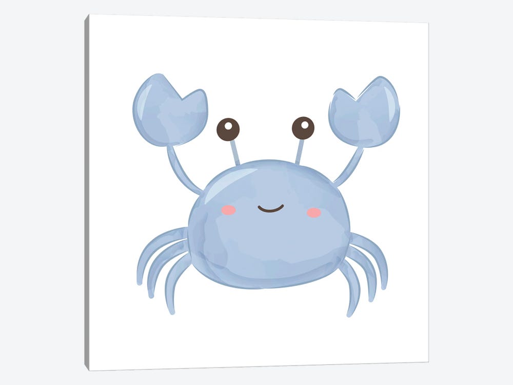 Cute Sea Creatures - Crab by Art Mirano 1-piece Art Print