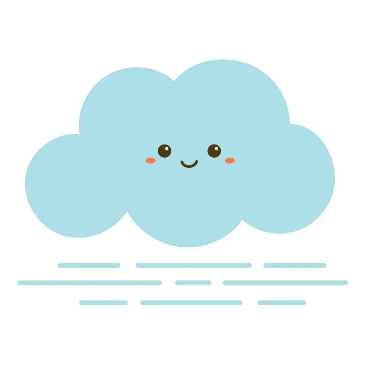 Rain For Kids Room by Art Mirano wall art
