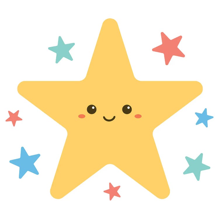 Stars For Kids Room by Art Mirano wall art