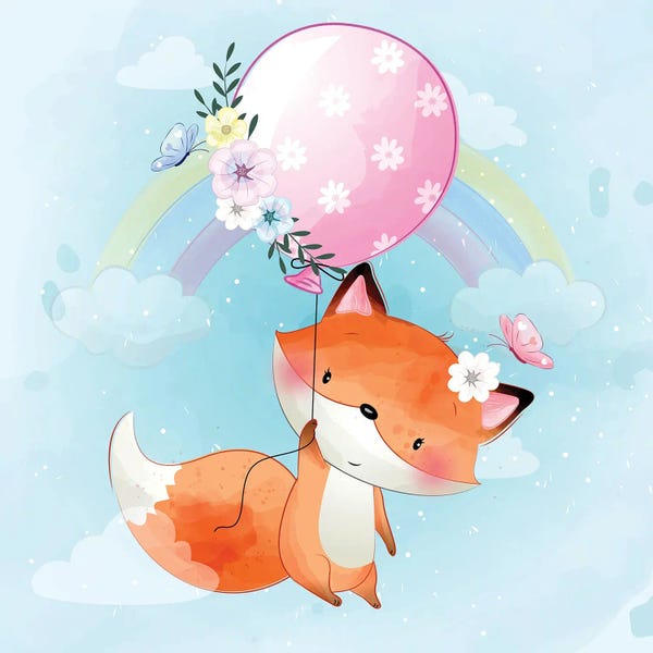 Balloons: Little Foxy Flying by Art Mirano