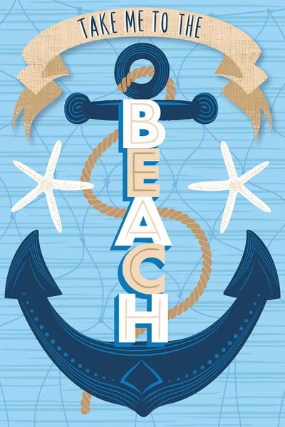 Anchors: Beach Fun III by Arrolynn Weiderhold