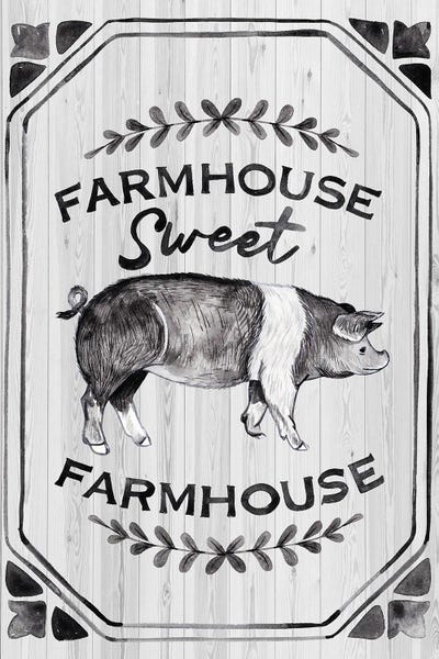 Farmhouse by Arrolynn Weiderhold framed wall art