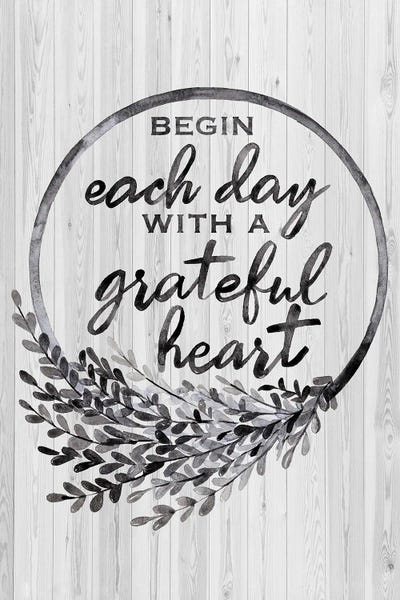 Grateful Heart by Arrolynn Weiderhold framed wall art