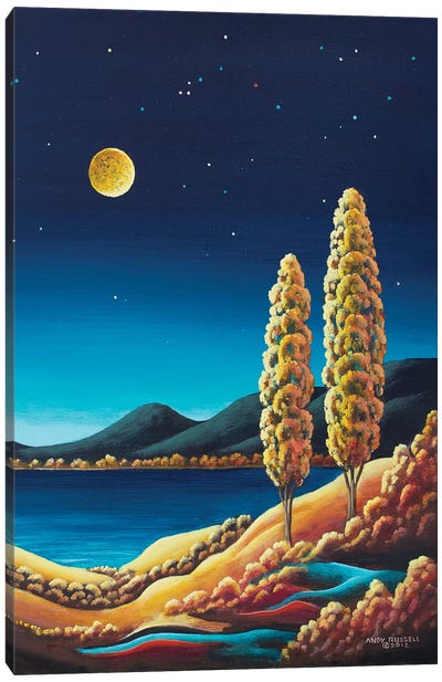 Harvest Moon III Canvas Art Print - Andy Russell