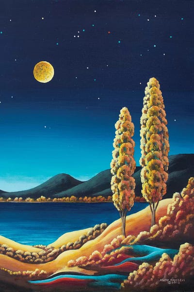 Andy Russell: Harvest Moon III by Andy Russell