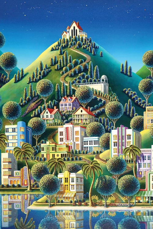 Hidden Village Revisited by Andy Russell wall art