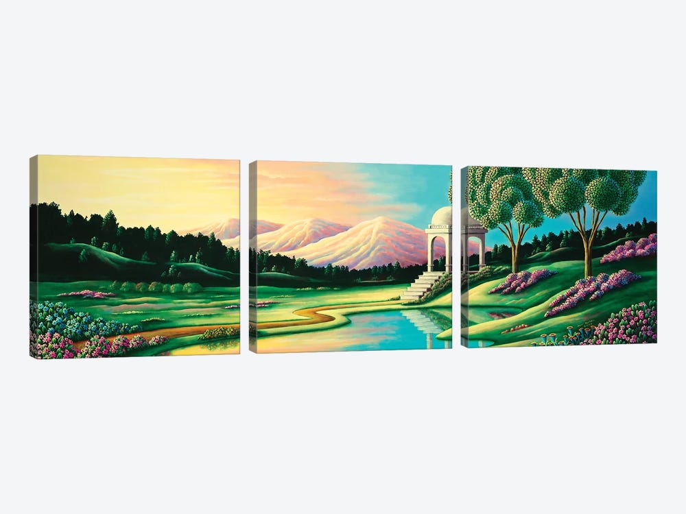 Meditation XII by Andy Russell 3-piece Canvas Wall Art