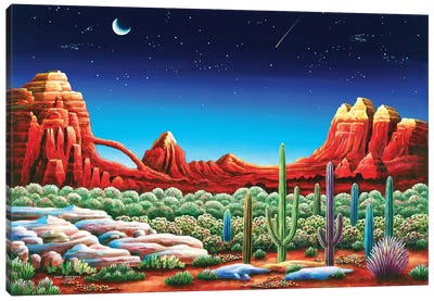Red Rocks V Canvas Art Print - Andy Russell